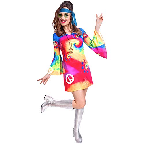 (PKT) (9905131) Adult Ladies 60's Free Spirit Costume (Medium) von amscan