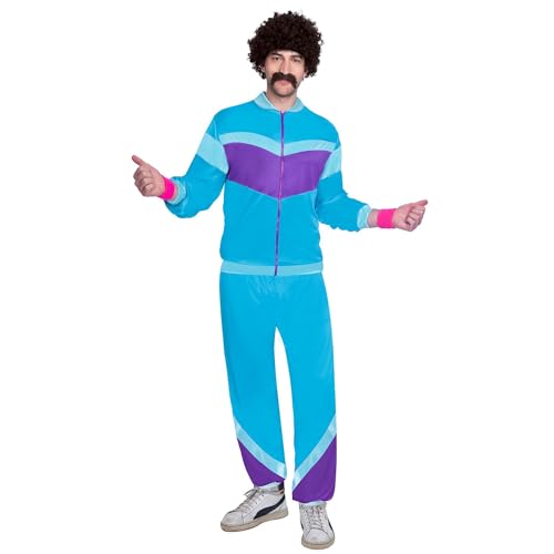 (PKT) (9905146) Adult Mens 80s Shell Suit Man Costume (Extra Large) (PKT) (9905146) Adult Mens 80s Shell Suit Man Costume (Extra Large) von amscan