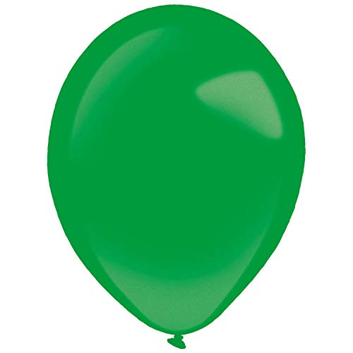 Amscan 9905344 - Latexballons Decorator Metallic, 100 Stück, Grün, Luftballon von amscan