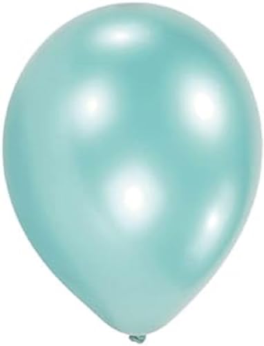 Amscan 9905357 - Latexballons Decorator Pearl, 100 Stück, Mint Grün, Luftballon von amscan