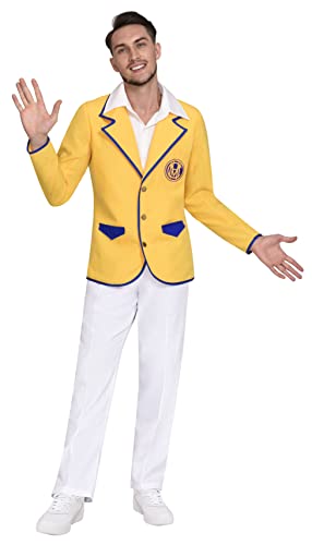 amscan 9906456 - Holiday Man Yellow Coat Kostüm - Groß von amscan