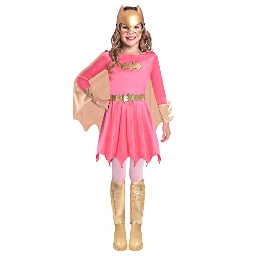 Amscan - Kinderkostüm pinkes Batgirl, Kleid, Umhang, Gürtel, Stulpen, Maske, Super Heroes, Motto-Party, Karneval Amscan - Kinderkostüm pinkes Batgirl, Kleid, Umhang, Gürtel, Stulpen, Maske, Super Heroes, Motto-Party, Karneval von amscan
