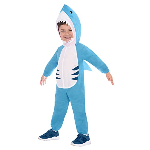 amscan 9907151 Weißes Hai Kostüm für Kinder 4-6 Jahre von amscan