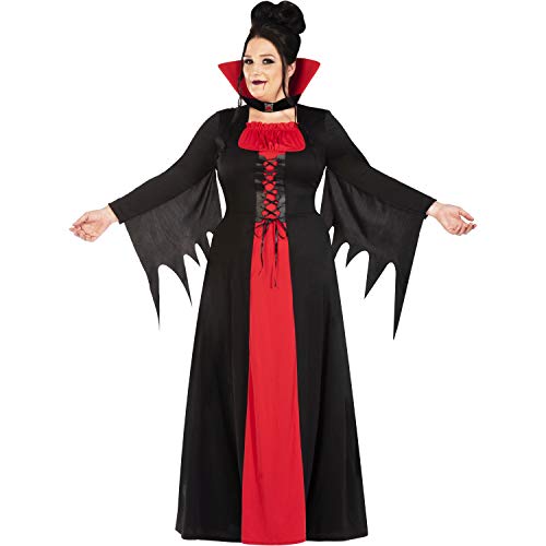 amscan 9908285 Klassisches Vampir Halloween Kostüm für Erwachsene Damen Kleidergröße 36-38 amscan 9908285 Klassisches Vampir Halloween Kostüm für Erwachsene Damen Kleidergröße 36-38 von amscan