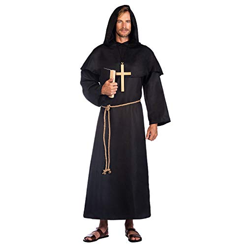 amscan 9908815 Umhang für Erwachsene, schwarz, Übergröße, Unisex, Einheitsgröße amscan 9908815 Umhang für Erwachsene, schwarz, Übergröße, Unisex, Einheitsgröße von amscan