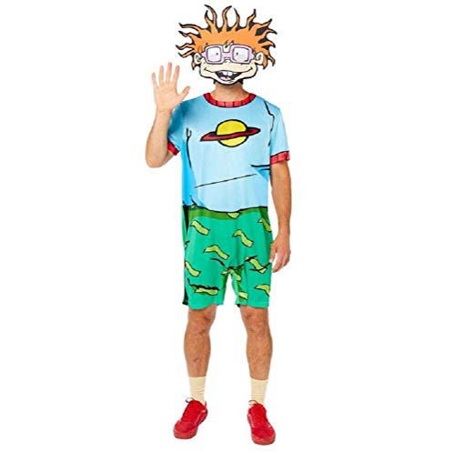 Amscan - Erwachsenenkostüm Chuckie aus Rugrats, Jumpsuit und Maske, Baby, Kinder-Serie, Motto-Party, Karneval von amscan