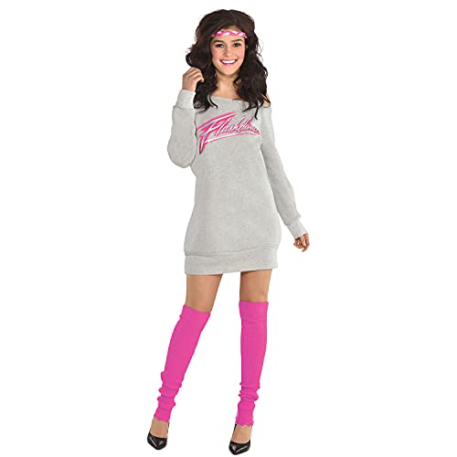 amscan Flashdance Kostüm für Erwachsene, offizielles Lizenzprodukt von Paramount, Pink und Grau, 12-14 amscan Flashdance Kostüm für Erwachsene, offizielles Lizenzprodukt von Paramount, Pink und Grau, 12-14 von amscan