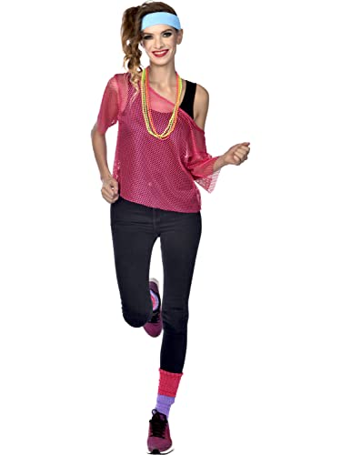 amscan 9910388 Rosa 80er Netzhemd Kostüm für Erwachsene Damen Kleidergröße 34-42 amscan 9910388 Rosa 80er Netzhemd Kostüm für Erwachsene Damen Kleidergröße 34-42 von amscan