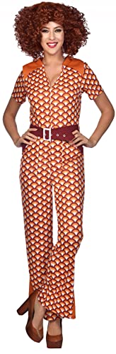 amscan 9911374 Kostm-Ganzkrperanzug, Damen, Orange, 34-36 von amscan