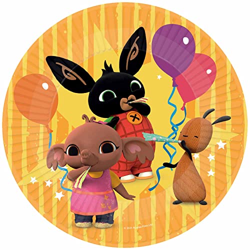 amscan 9911882 Partygeschirr, Gelbes Bing Bunny & Flop-Thema:, 23 cm große Pappteller amscan 9911882 Partygeschirr, Gelbes Bing Bunny & Flop-Thema:, 23 cm große Pappteller von amscan