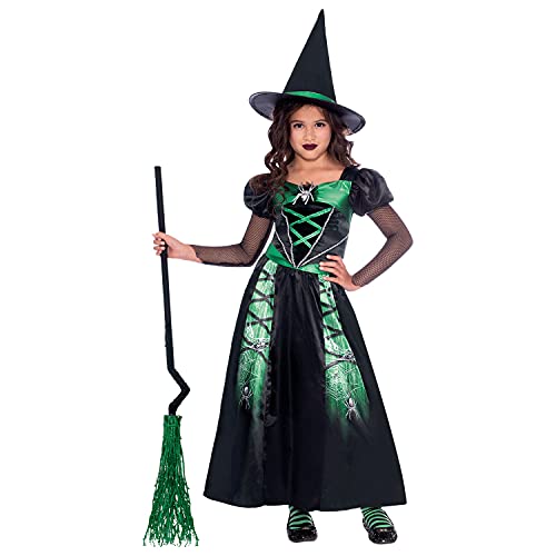amscan 991192 - Mädchen Spinne Hexe Kleid Halloween Kostüm 4-6 Jahre von amscan