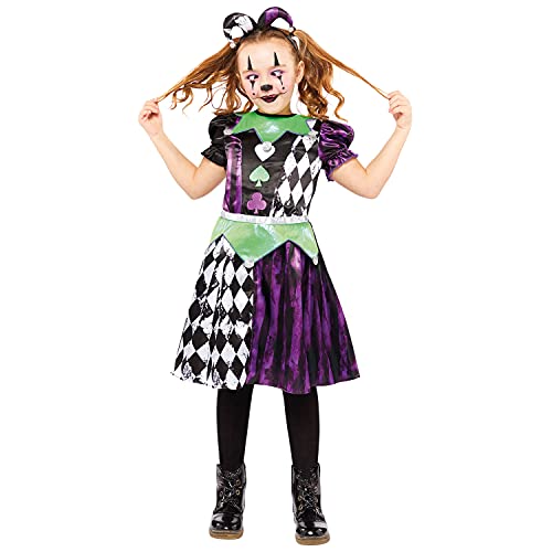 amscan 9912012 - Kinder Halloween Narren Mädchen Kostüm Alter: 6-8 Jahre amscan 9912012 - Kinder Halloween Narren Mädchen Kostüm Alter: 6-8 Jahre von amscan
