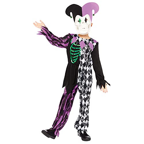 amscan 9912014 - Kinder Halloween Narren Junge Kostüm Alter: 4-6 Jahre von amscan