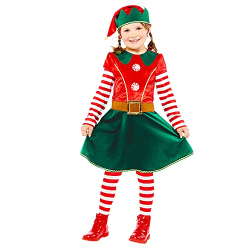 amscan 9912312 - Weihnachtselfen-Kleid Kinder Kostüm - 3-4 Jahre amscan 9912312 - Weihnachtselfen-Kleid Kinder Kostüm - 3-4 Jahre von amscan