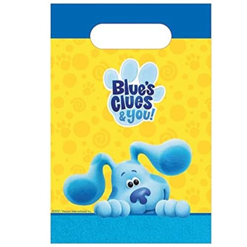 amscan 9913282 Blues Clues Geschenktüte aus Papier, Mehrfarbig von amscan