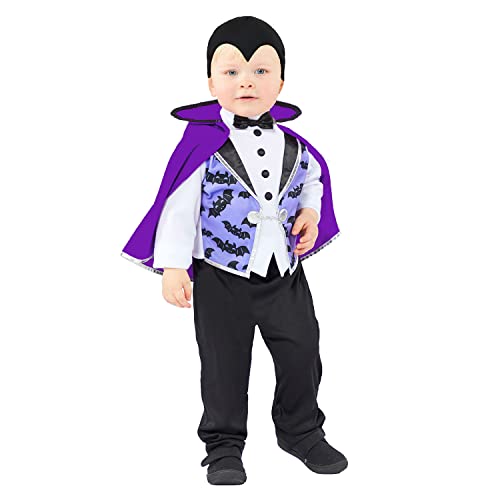 amscan 9914745 – Kinder-Kostüm, kleiner Vampir-Jungen, Halloween-Kostüm, Alter: 2–3 Jahre amscan 9914745 – Kinder-Kostüm, kleiner Vampir-Jungen, Halloween-Kostüm, Alter: 2–3 Jahre von amscan