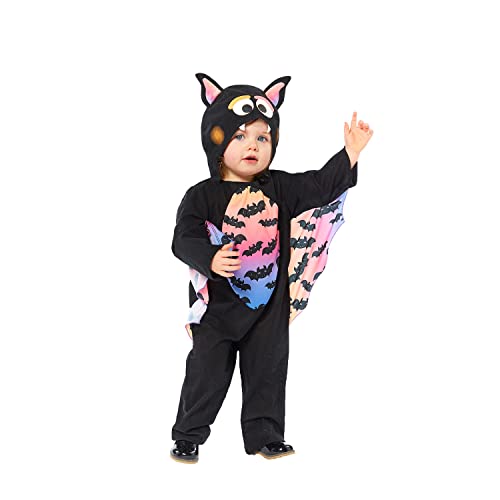 amscan 9914749 – Unisex-Kostüm für Kinder, kleine Fledermaus, Alter: 2-3 Jahre von amscan