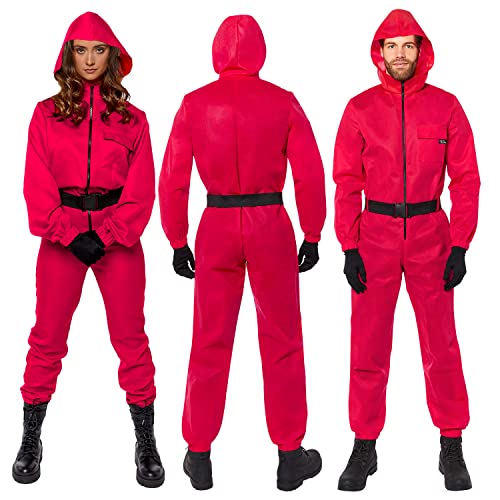 (PKT) (9915294) Adult Mens Squid Game Guard Costume (Extra Small) (PKT) (9915294) Adult Mens Squid Game Guard Costume (Extra Small) von amscan