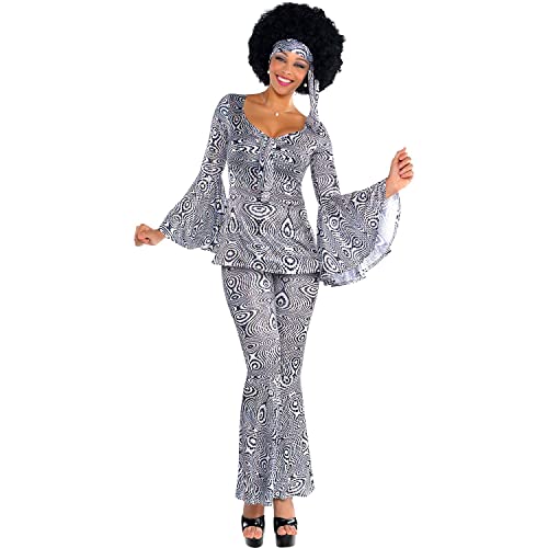 amscan - Disco Dancing Queen Kostüm für Damen, 1970er Jahre, Größen 8—20 von amscan