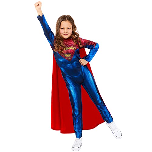 amscan 9915769 - Offizieller Supergirl-Overall für Kinder, Alter 4–6 Jahre von amscan