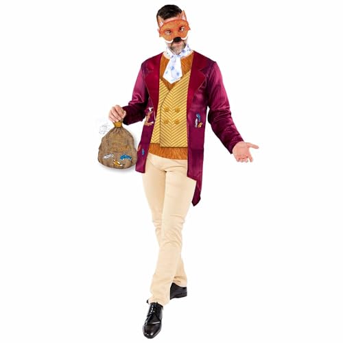 amscan 9916247 - Offizielles Lizenzprodukt Roald Dahl Fantastic Mr Fox Erwachsene World Book Day Kostüm Größe: L von amscan