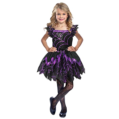 amscan (PKT) (9916636) Gruselige Spinnenhexe, 3-5 Jahre von amscan