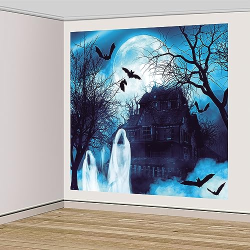 amscan 9916718 Wanddeko Haunted Forest Papier 2 Teile, Multi von amscan