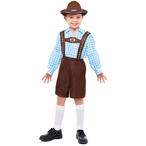 amscan 9917561 9917559 - Kinder Bayerischer Junge in Blau Faschingskostüm Kinder Oktoberfest Party Outfit amscan 9917561 9917559 - Kinder Bayerischer Junge in Blau Faschingskostüm Kinder Oktoberfest Party Outfit von amscan