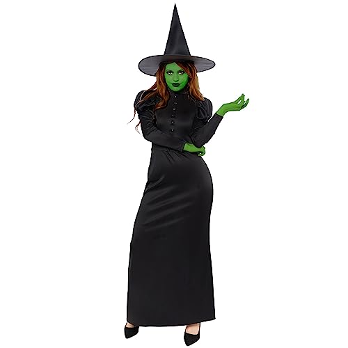 amscan 9917847 Damen Halloween Wicked Witch Fasching Kostüm Multi Größe 40-42 von amscan