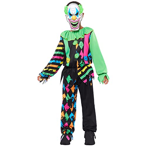 amscan 9917874 Boys Halloween Funhouse Horror Clown Fancy Dress Costume, Multi, 4-6 Years amscan 9917874 Boys Halloween Funhouse Horror Clown Fancy Dress Costume, Multi, 4-6 Years von amscan