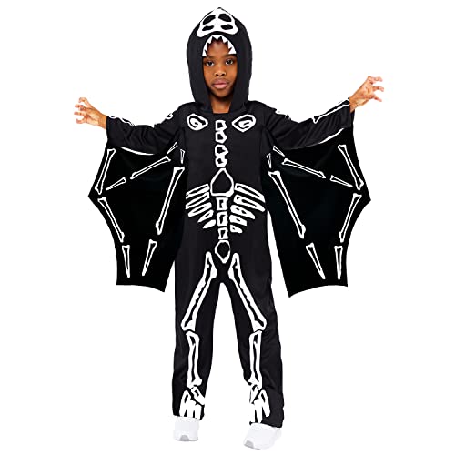 amscan 9917891 Boys Halloween Skeleton Pterodactyl Fancy Dress Costume, Multi, 6-8 Years von amscan