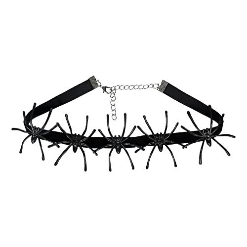 Spider Necklace Black von amscan