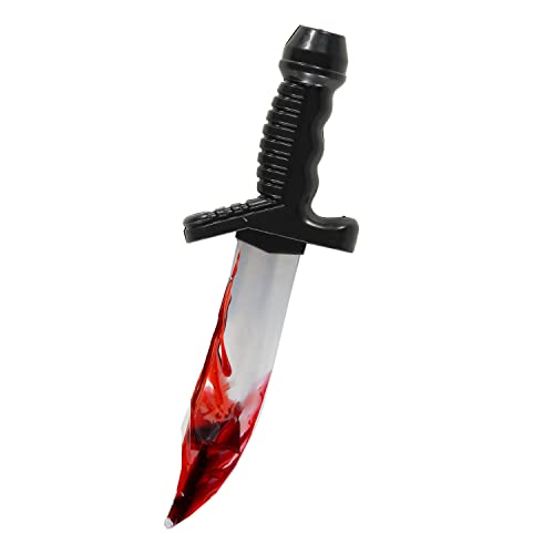 amscan 9918108 - Adults Halloween Plastic Knife with Encased Liquid Fancy Dress Accessory von amscan