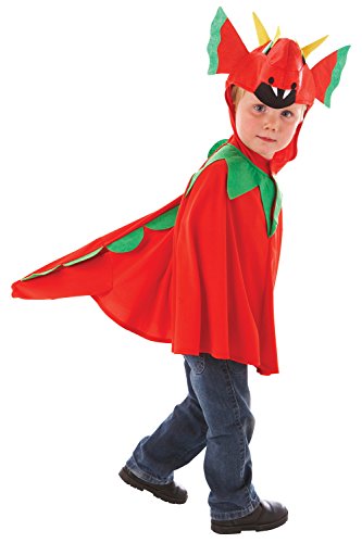 amscan 994994 - Kinderfreundlicher Drachen-Kapuzenumhang Welttag Kostüm Alter 3-7 Jahre amscan 994994 - Kinderfreundlicher Drachen-Kapuzenumhang Welttag Kostüm Alter 3-7 Jahre von amscan