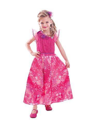 Amscan 997549 - Kinderkostüm Barbie und die geheime Tür, Circa 5-7 Jahre, Größe 116, pink von amscan