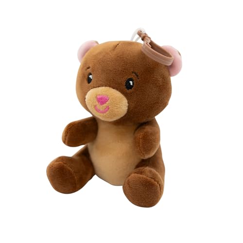 2-in-1 Plüschtier-Ballongewicht Braunbär mit Haken, 11cm, 90g 2-in-1 Plüschtier-Ballongewicht Braunbär mit Haken, 11cm, 90g von amscan
