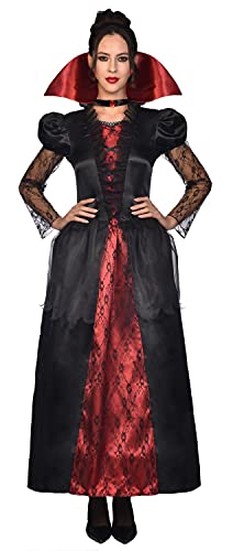 amscan Damen Dracula's Braut Größe 38-40 Kostüm Kleid, Rot und Schwarz, 2 Stück amscan Damen Dracula's Braut Größe 38-40 Kostüm Kleid, Rot und Schwarz, 2 Stück von amscan