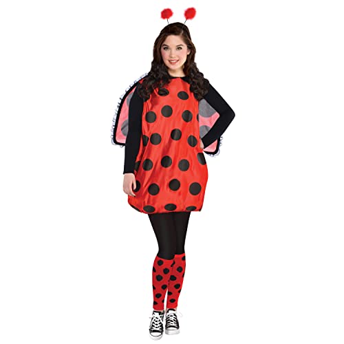 (PKT) (9908499) Child Girls Darling Bug Costume (10-12yr) von amscan