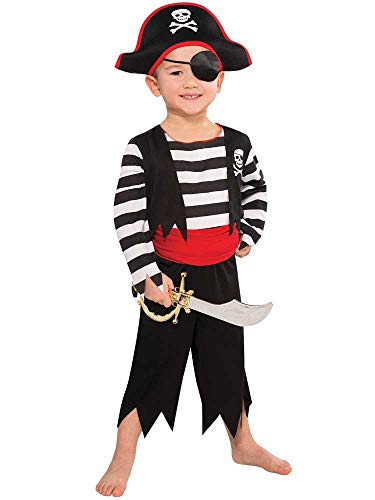 set high (PKT) (997025) Child Boys Deckhand Pirate Costume (6-8yr) von amscan