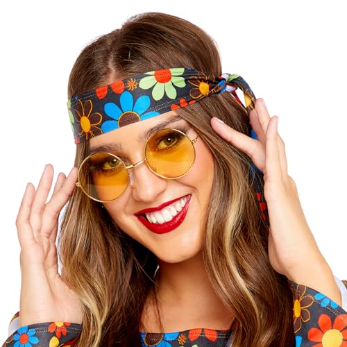 amscan Gelbe Hippie-Brille von amscan