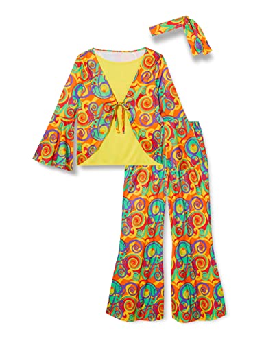 (PKT) (9907004) Adult Ladies Hippy Woman Costume (UK 14-16) von amscan