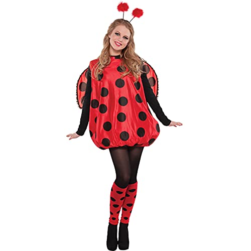 amscan Kinderkostüm Darling Bug, rot/schwarz, 14-16 Jahre amscan Kinderkostüm Darling Bug, rot/schwarz, 14-16 Jahre von amscan
