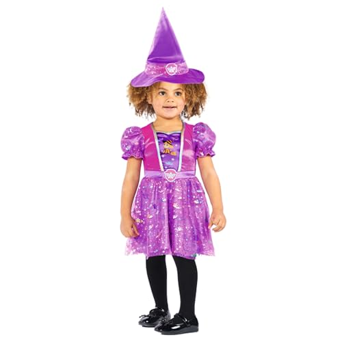 amscan - Kinderkostüm Hexe mit Kleid und Hexenhut, Paw Patrol Skye Witch, für Halloween, Karneval und Fasching amscan - Kinderkostüm Hexe mit Kleid und Hexenhut, Paw Patrol Skye Witch, für Halloween, Karneval und Fasching von amscan