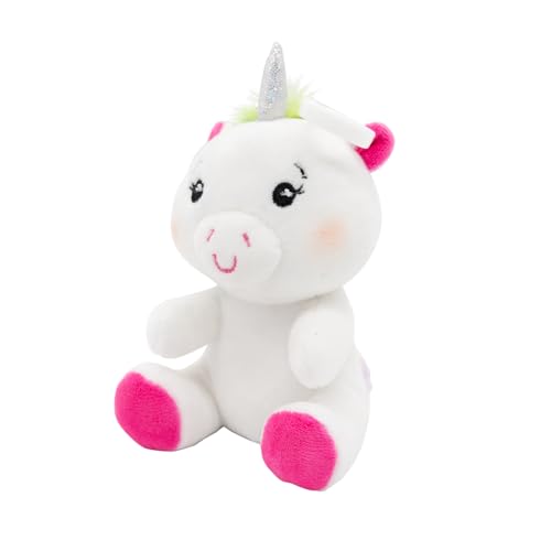 2-in-1 Plüschtier-Ballongewicht Einhorn mit Haken, 11cm, 90g, Weiß, Pink, Silber 2-in-1 Plüschtier-Ballongewicht Einhorn mit Haken, 11cm, 90g, Weiß, Pink, Silber von amscan