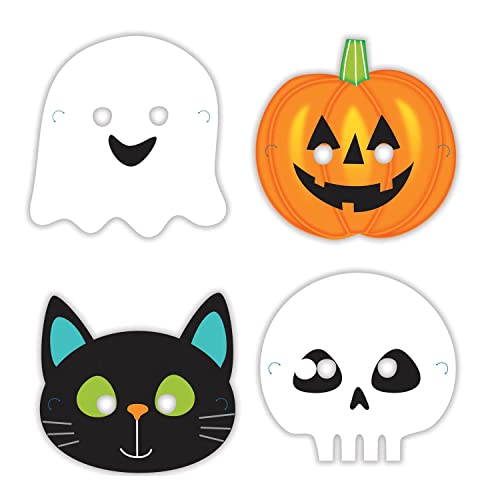 amscan Maske Halloween Friends 16 x 23 cm weiß/schwarz 8 Stück amscan Maske Halloween Friends 16 x 23 cm weiß/schwarz 8 Stück von amscan