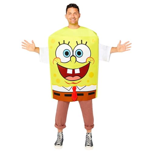 Amscan - Erwachsenenkostüm Spongebob Schwammkopf, quadratischer Anzug, Serie, Karneval, Motto-Party Amscan - Erwachsenenkostüm Spongebob Schwammkopf, quadratischer Anzug, Serie, Karneval, Motto-Party von amscan