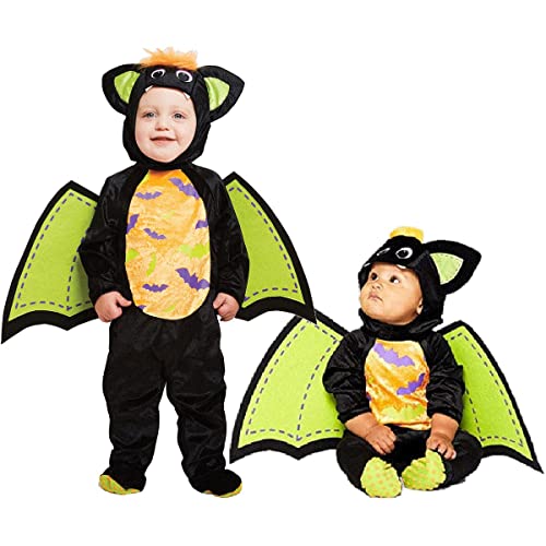 amscan PDBBAT03 Iddy Biddy Fledermaus Halloween Kostüm für Babys Kleinkinder 3-6 Monate amscan PDBBAT03 Iddy Biddy Fledermaus Halloween Kostüm für Babys Kleinkinder 3-6 Monate von amscan