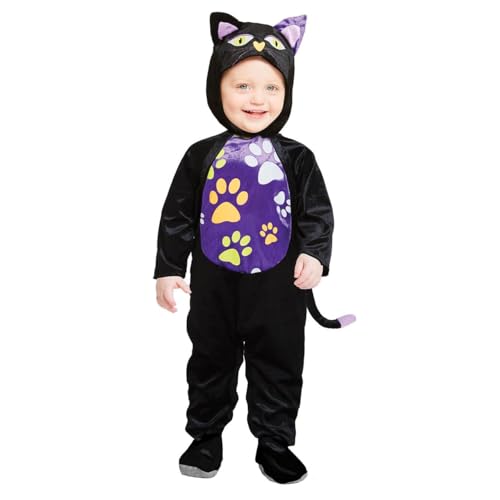 (PKT) (PDBCAT18) Child Girls Lil' Kitty Cutie Cat Costume (3-6m) von amscan