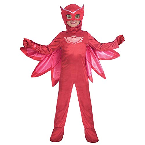 set high (PKT) (9902960) Child Girls PJ Deluxe Owlette Costume (3-4yr) von amscan