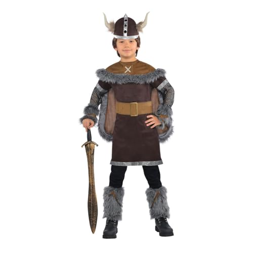 set high (PKT) (999661) Child Boys Viking Warrior Fancy Dress Costume (10-12 Years) von amscan